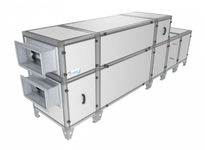 Приточная установка с рекуператором и фреоновым охладителем Breezart 2700 Lux RP F PB ET15-380